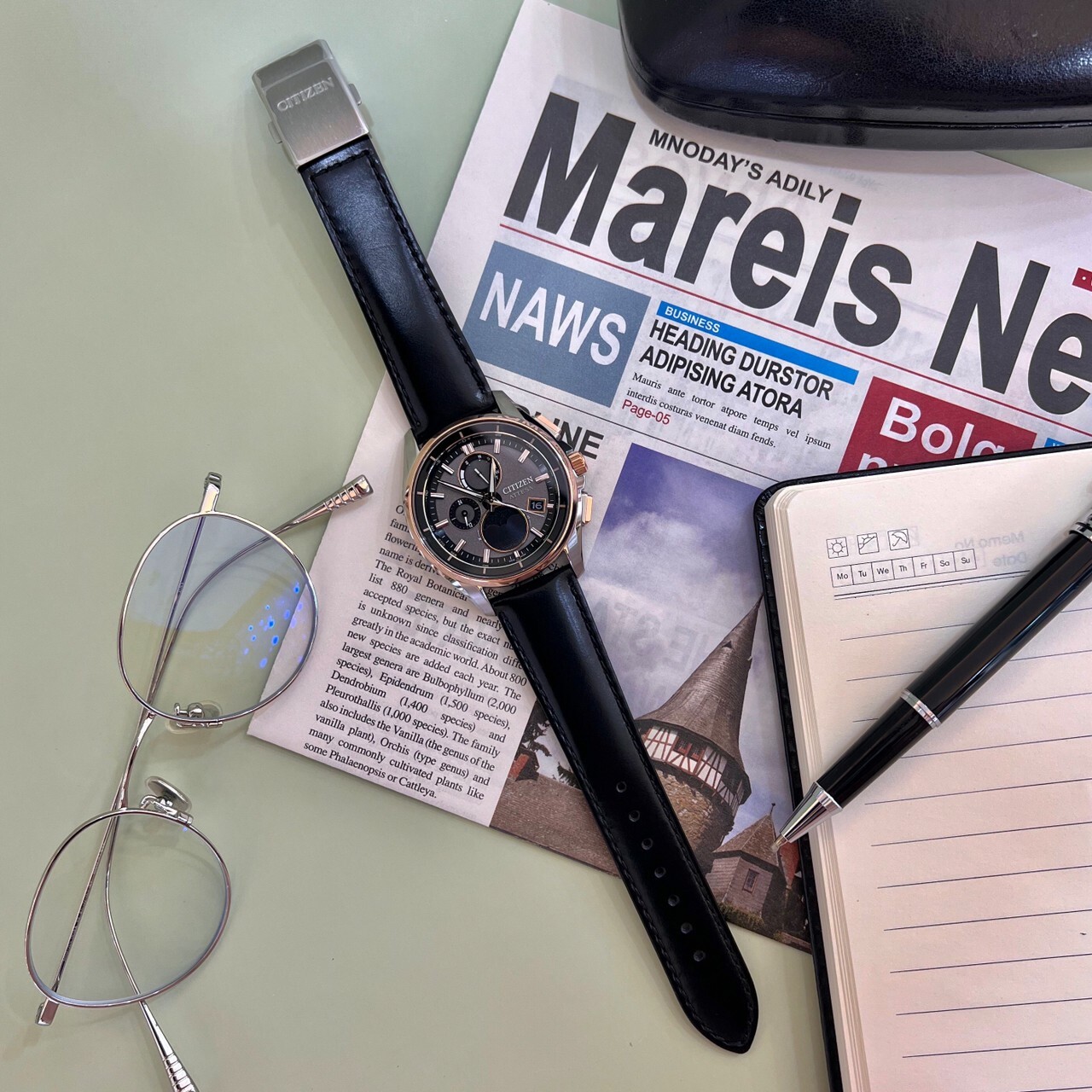 【CITIZEN 星辰】 GENT'S 月相電波鈦金屬腕錶BY1004-17X 41.5mm 現代鐘錶