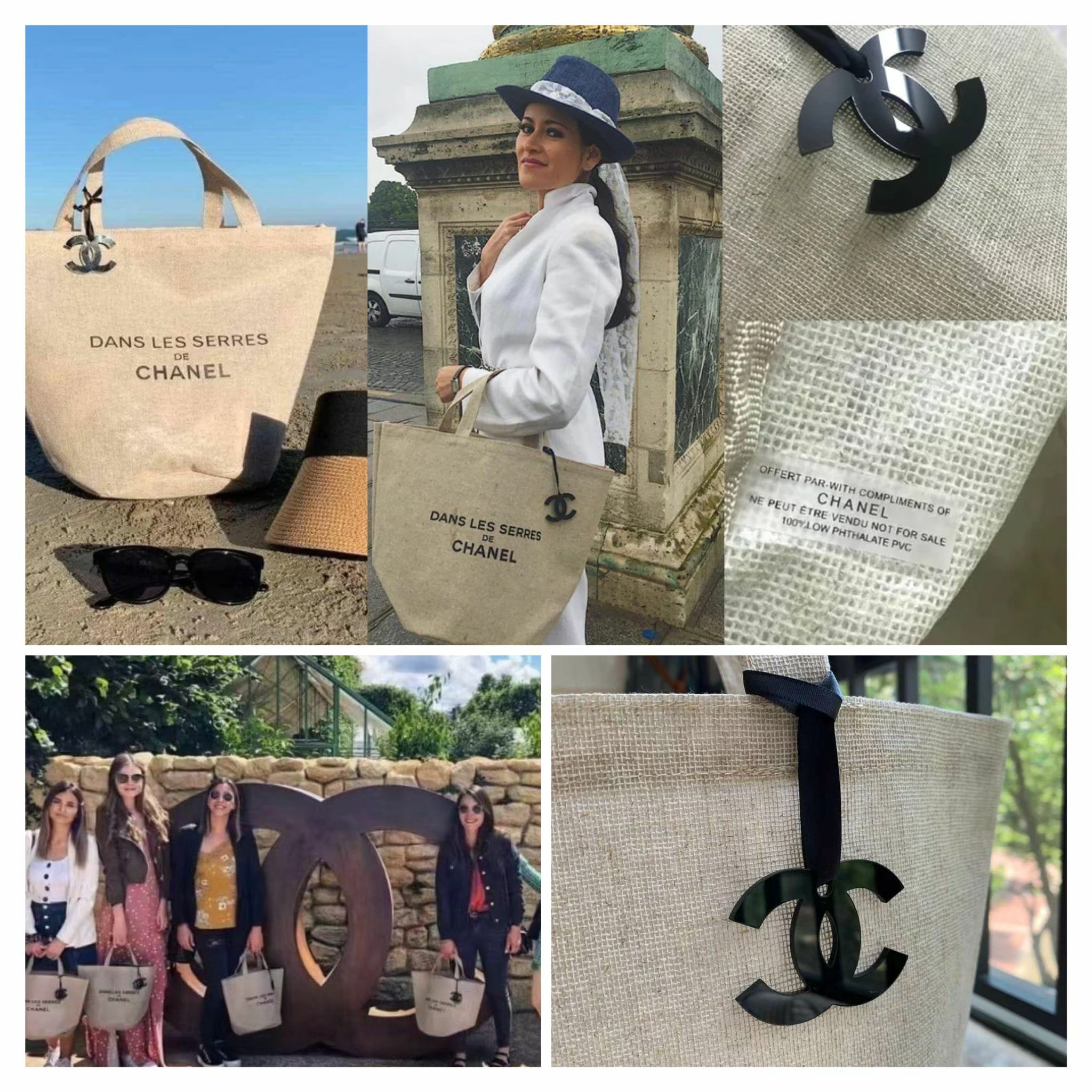 WSBC0017  Chanel小香防水麻布沙灘包  (現貨-L2+S19N)