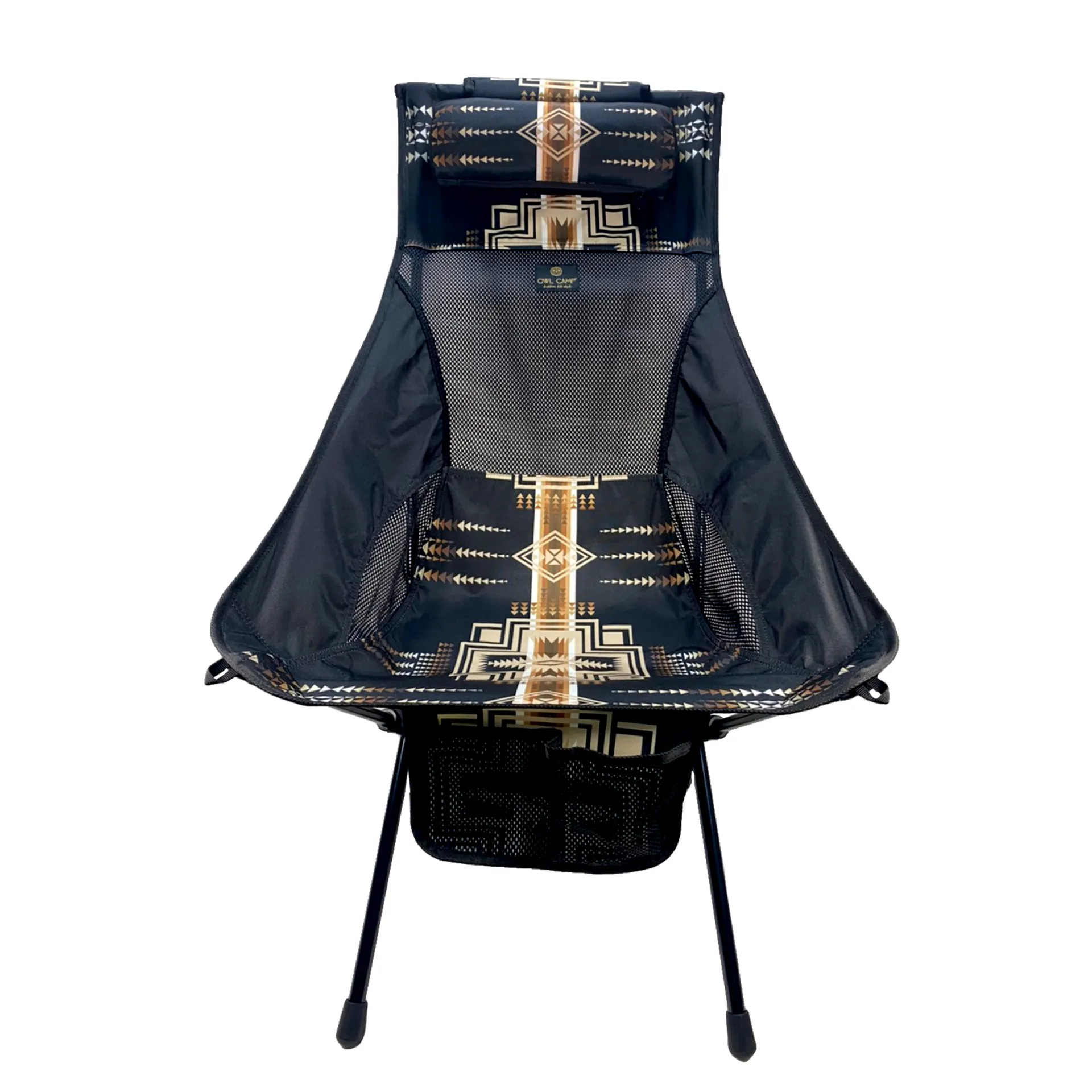 【OWL CAMP】漸層圖騰高背椅 (二色)