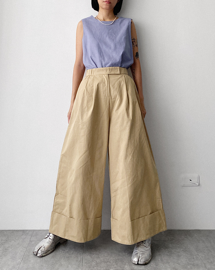 MFP-2393 反折工裝寬褲