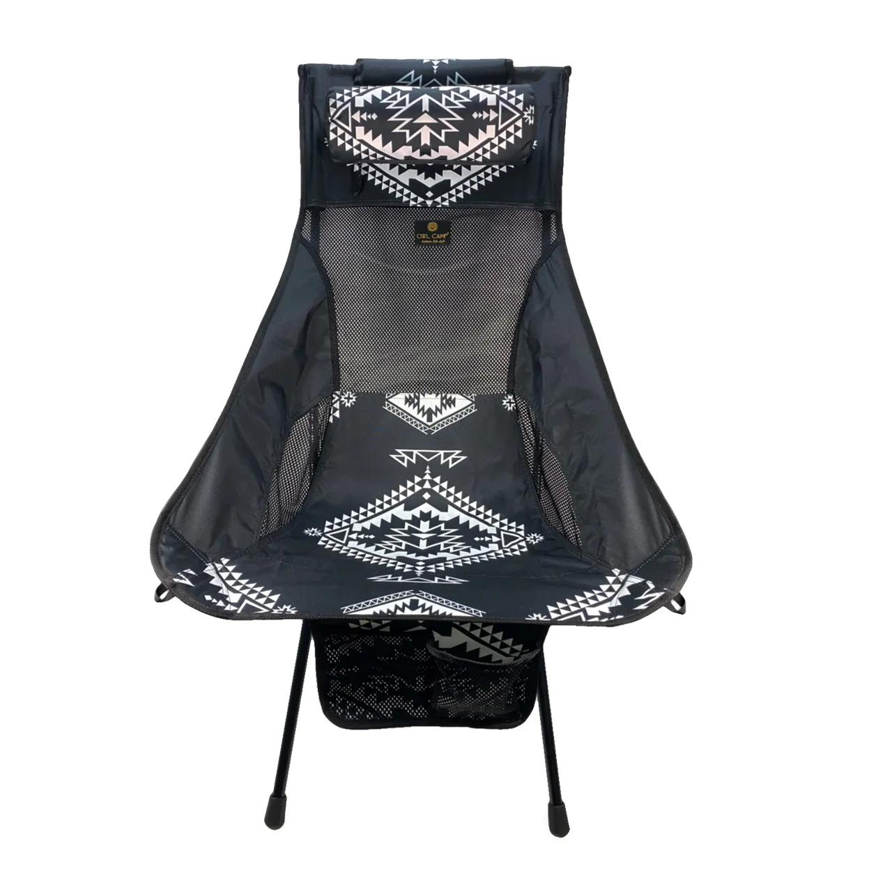 【OWL CAMP】民俗圖騰高背椅 (二色)