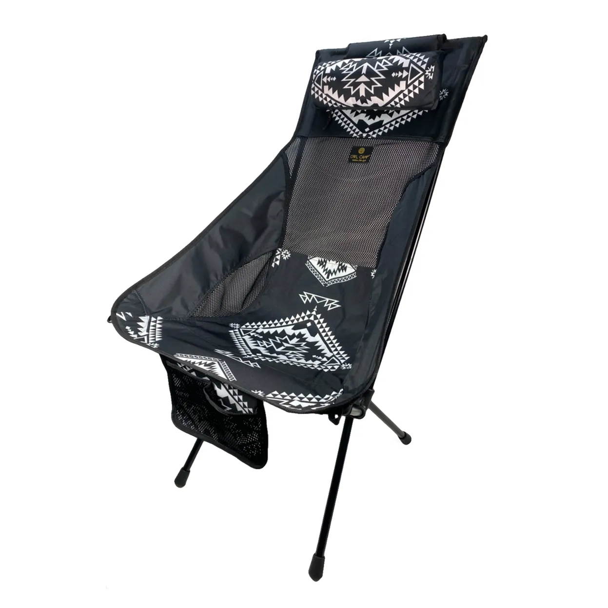 【OWL CAMP】民俗圖騰高背椅 (二色)