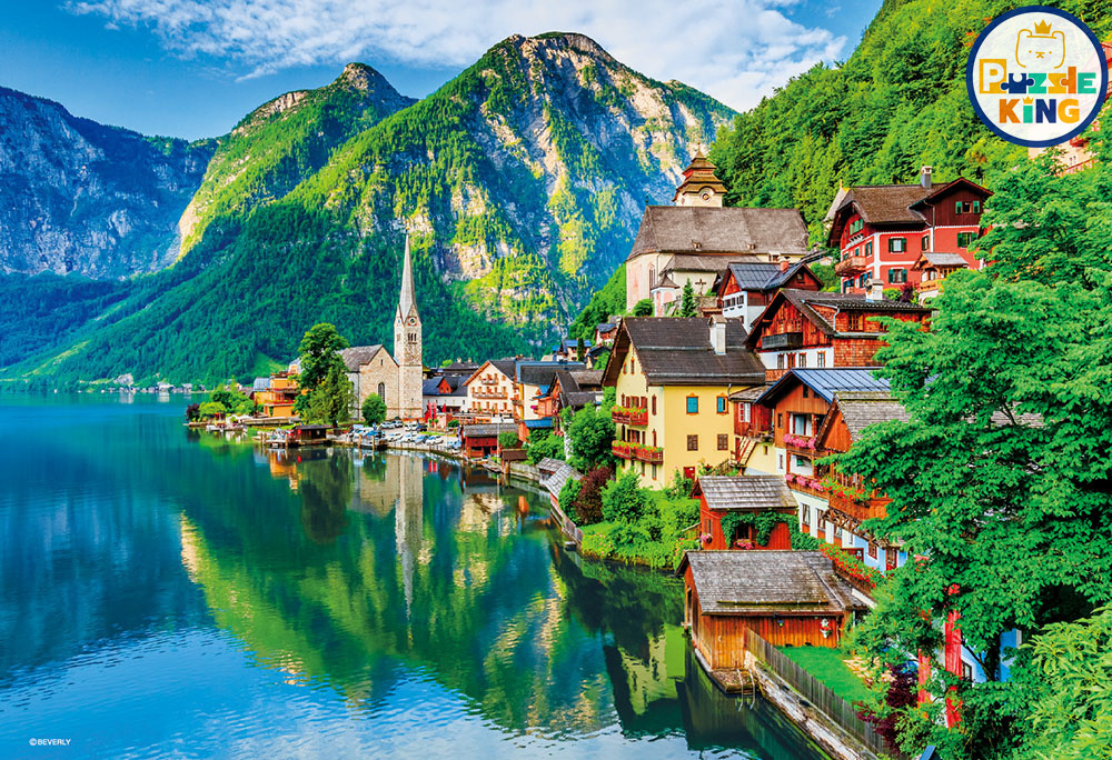 美麗的湖畔哈爾施塔特-奧地利