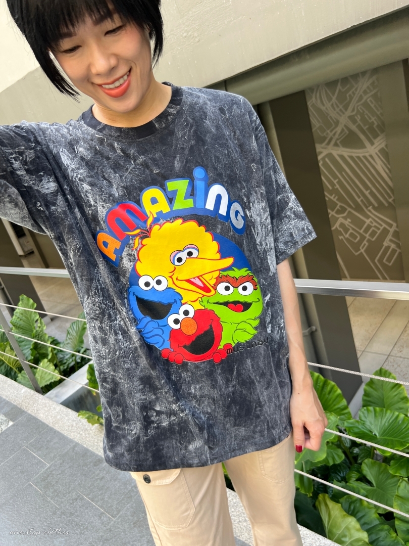泰國渲染芝麻街餅乾怪獸T
