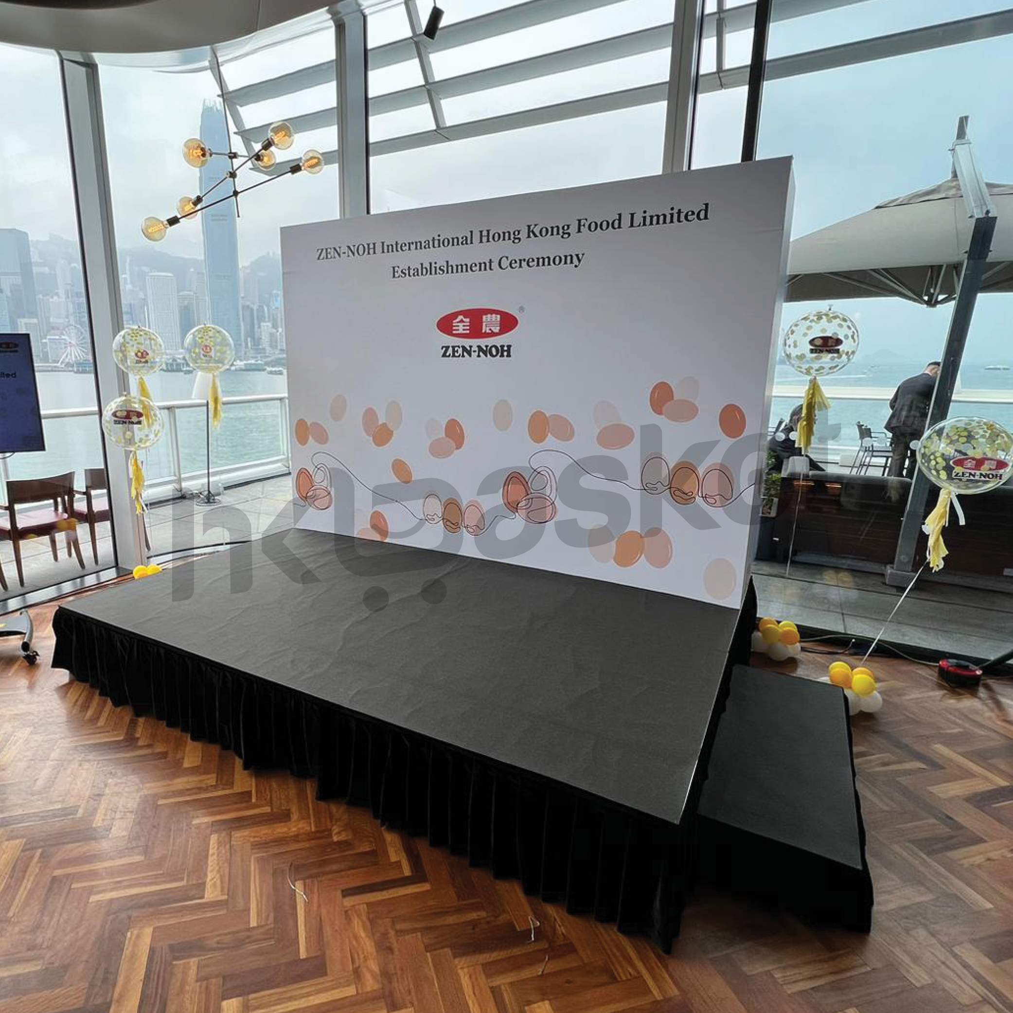 [租用] HKshows 小型舞台(100平方呎內) - 灰色地毯及灰色裙腳 SRSA01-GG