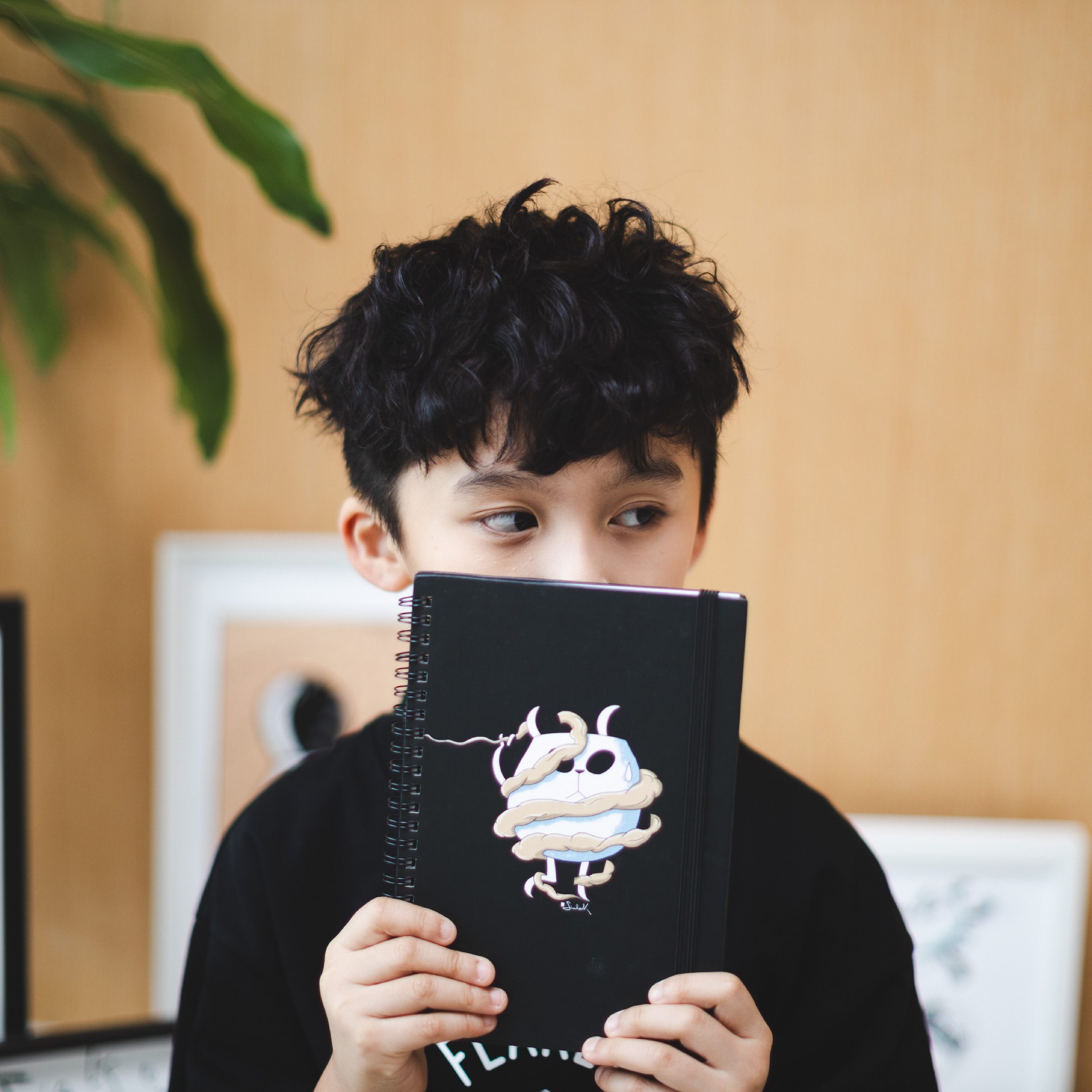 黑色肥嘢大乸晒「又係記事簿冇事記乜好」硬皮肥Note Book