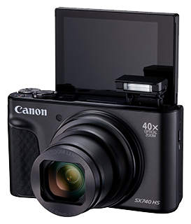Canon PowerShot SX740 HS  支援 4K 拍攝 + 40 倍光學  相機  黑色 英文介面  ( 平行進口 )