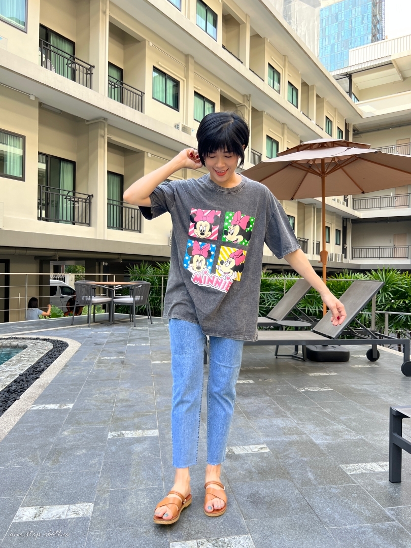 泰國水洗四格米妮T