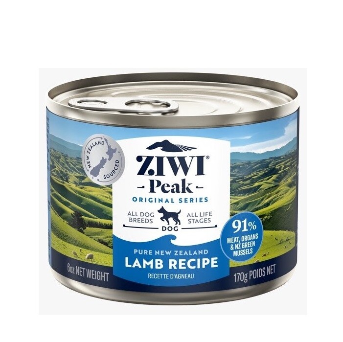 ZIWI® Peak Wet Dog Food Lamb Recipe．170g/390g