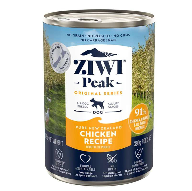 ZIWI® Peak Wet Free-Range Chicken Recipe．170g/390g