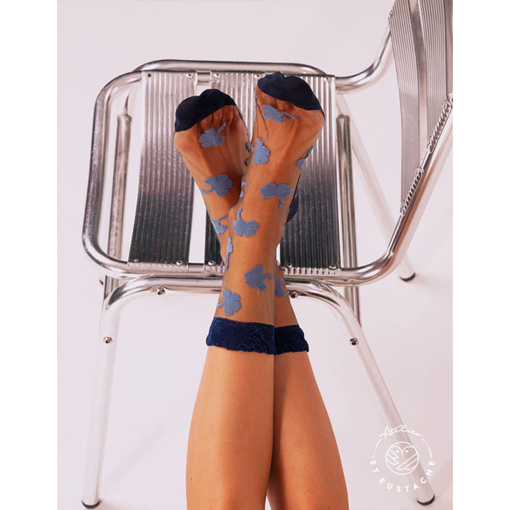 法國Atelier St Eustache 亞洲風爆花園透明襪