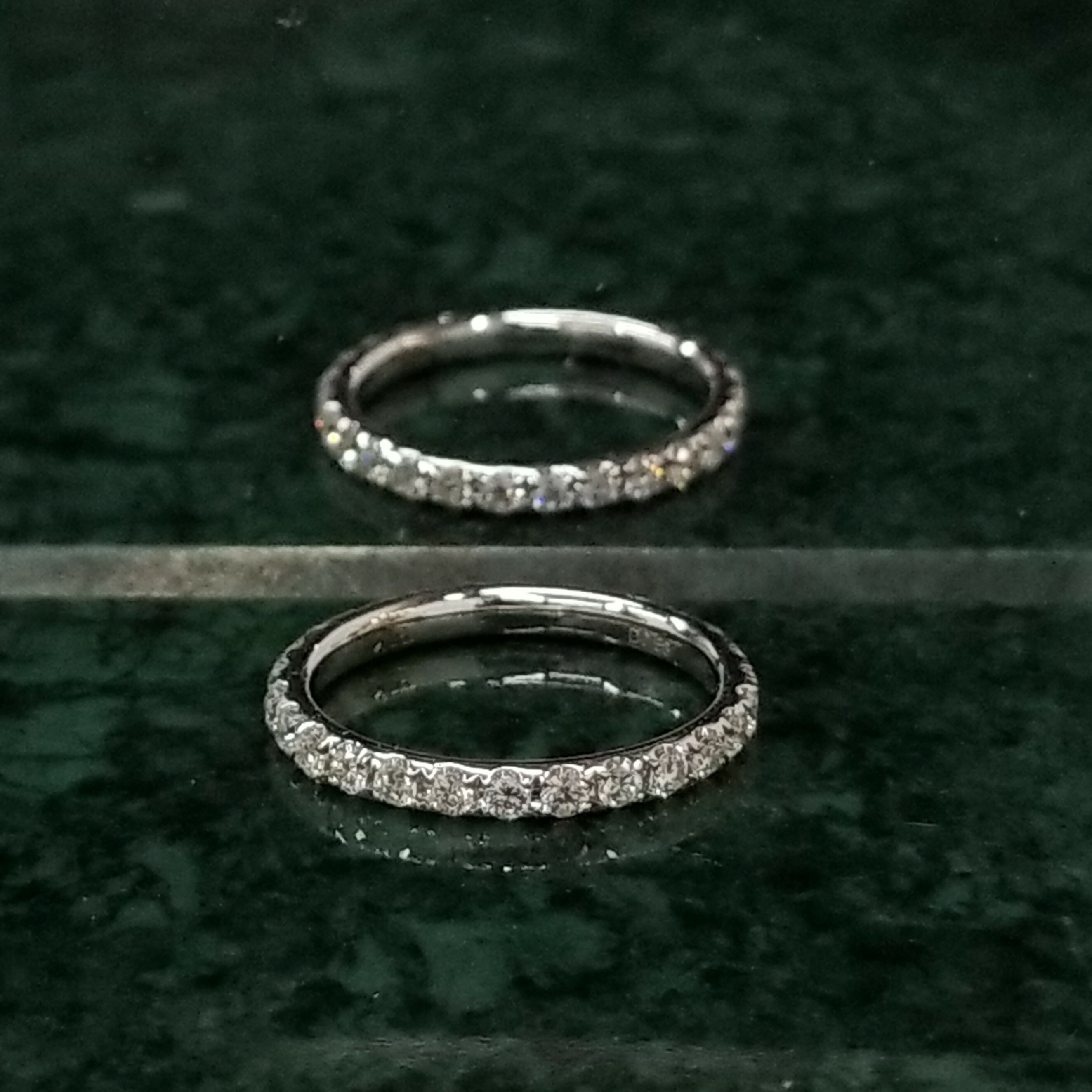 18K White Gold 0.61ct up Diamond Eternity Ring