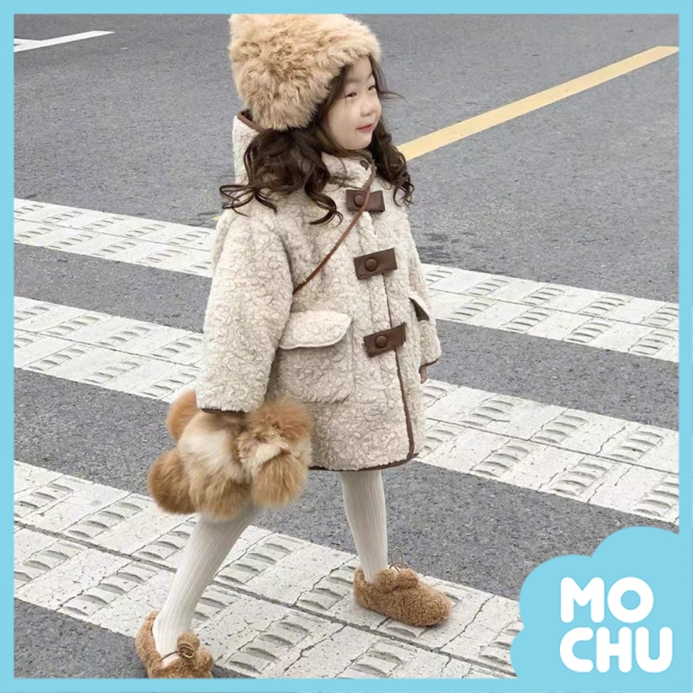 毛茸茸羊羔毛連帽外套