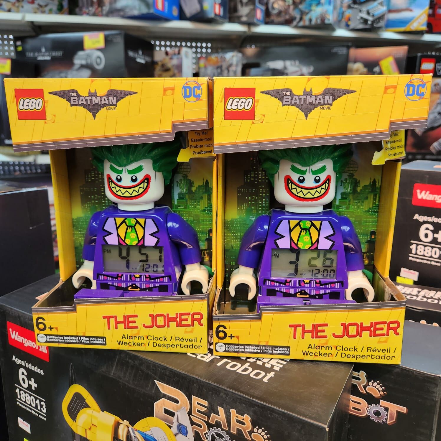 （絕版罕有品！）原裝Lego大人仔 Alarm Clock (Joker款）