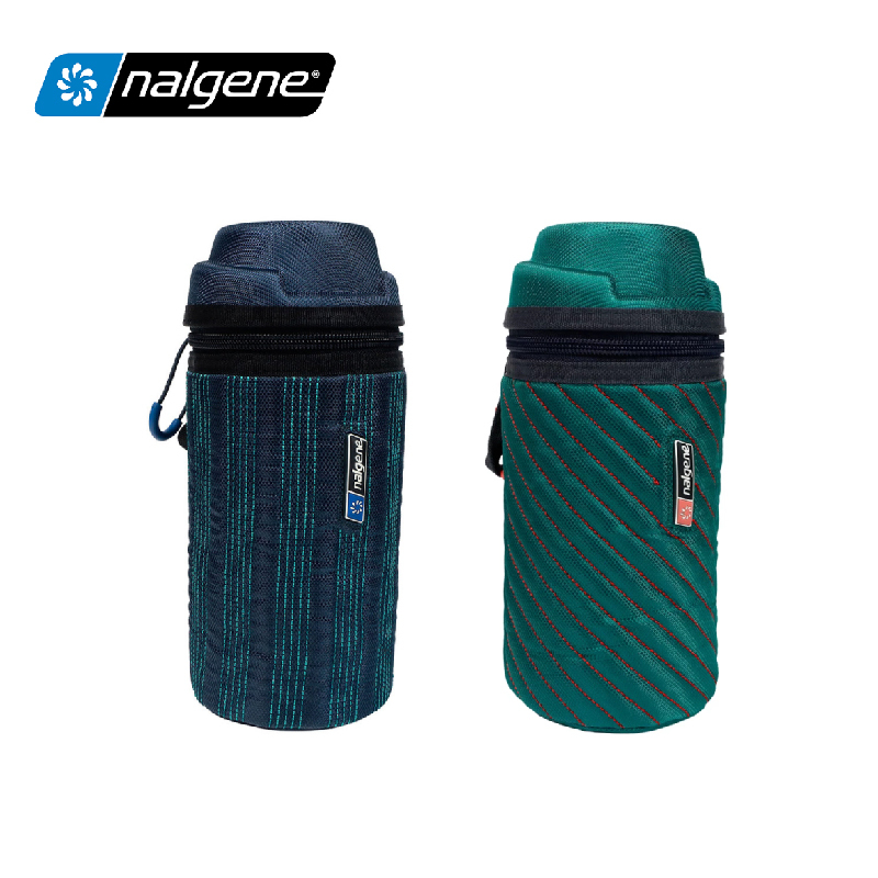 Nalgene 美國 全罩型保冰(溫) 水壺套 藍色/青色 1L 適合1公升寬嘴水壺 (不含水壺) 52N2355