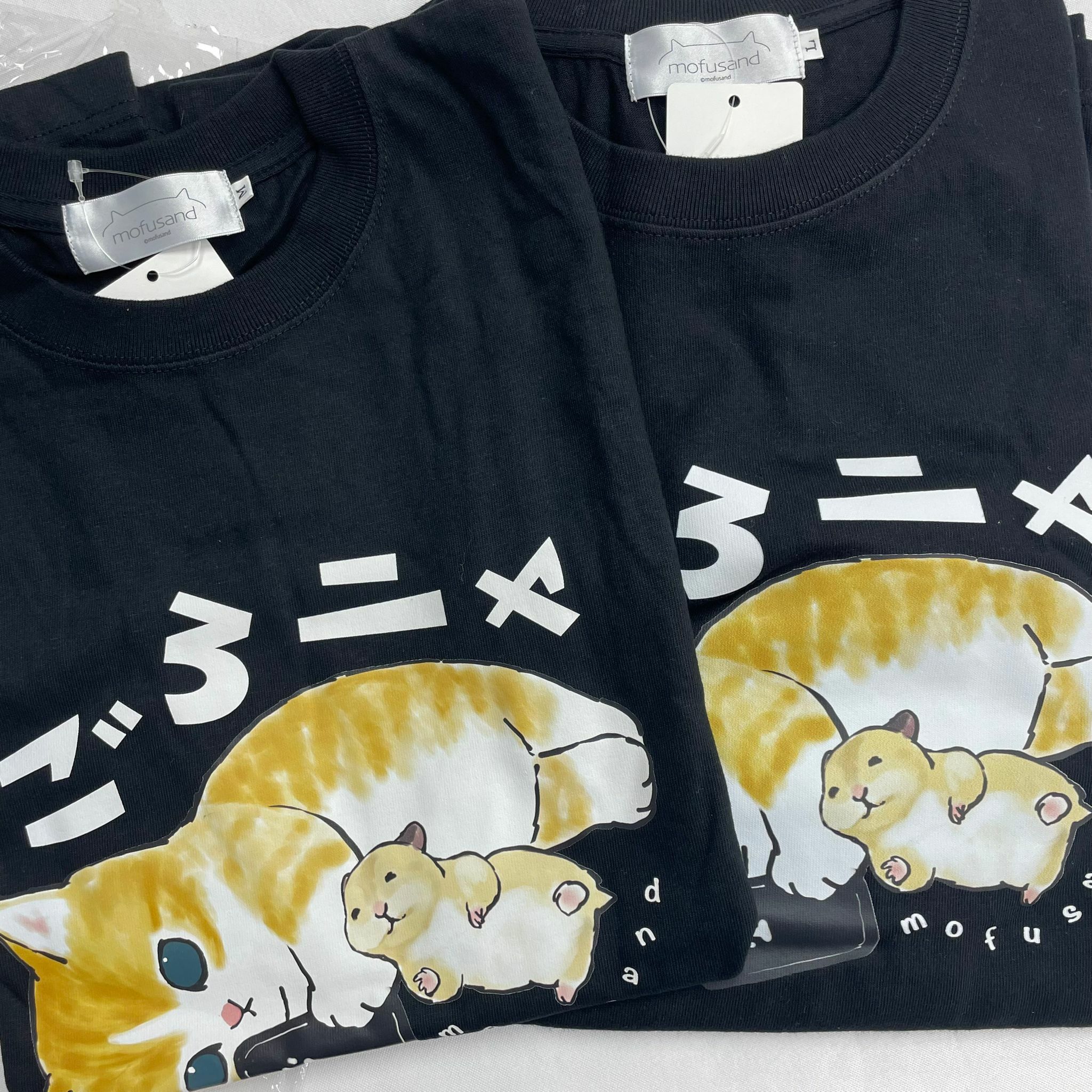 (Instock)Mofusand Tee BLK (M/L)