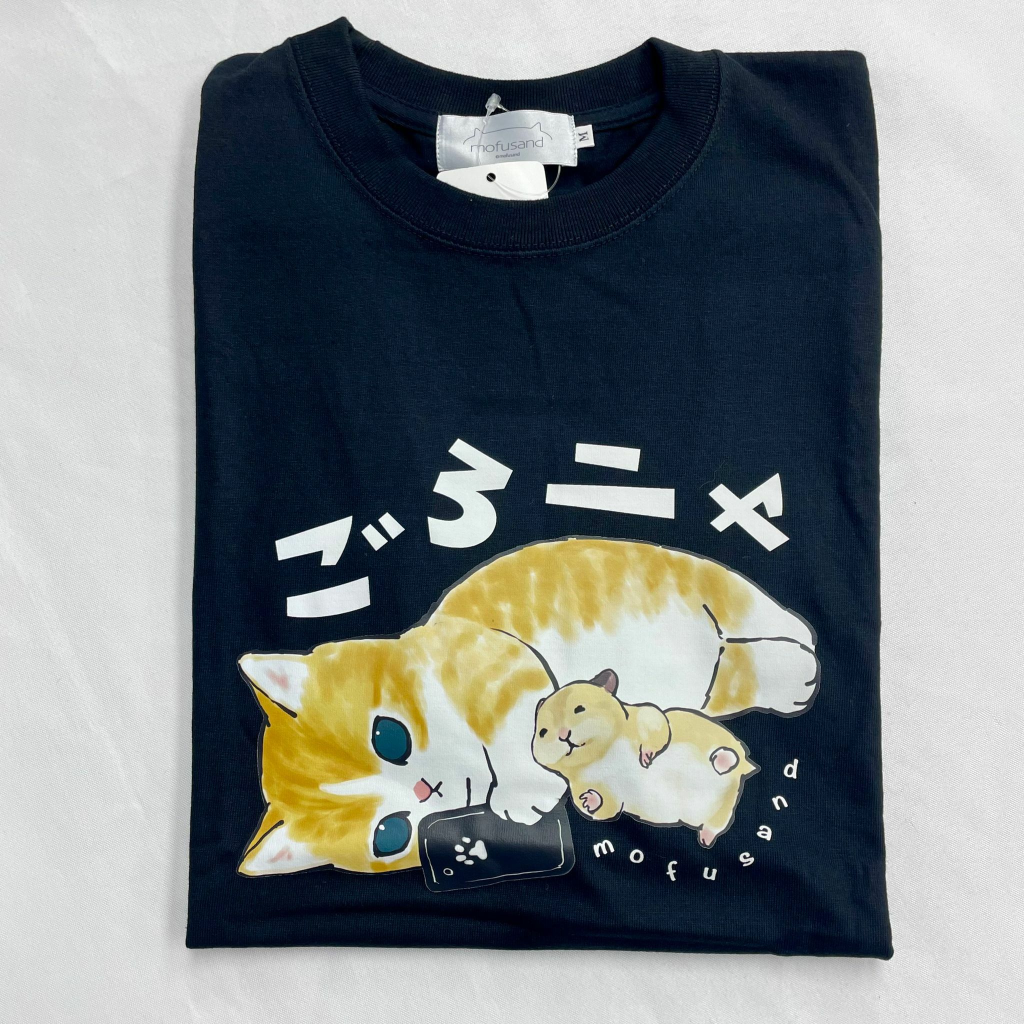 (Instock)Mofusand Tee BLK (M/L)