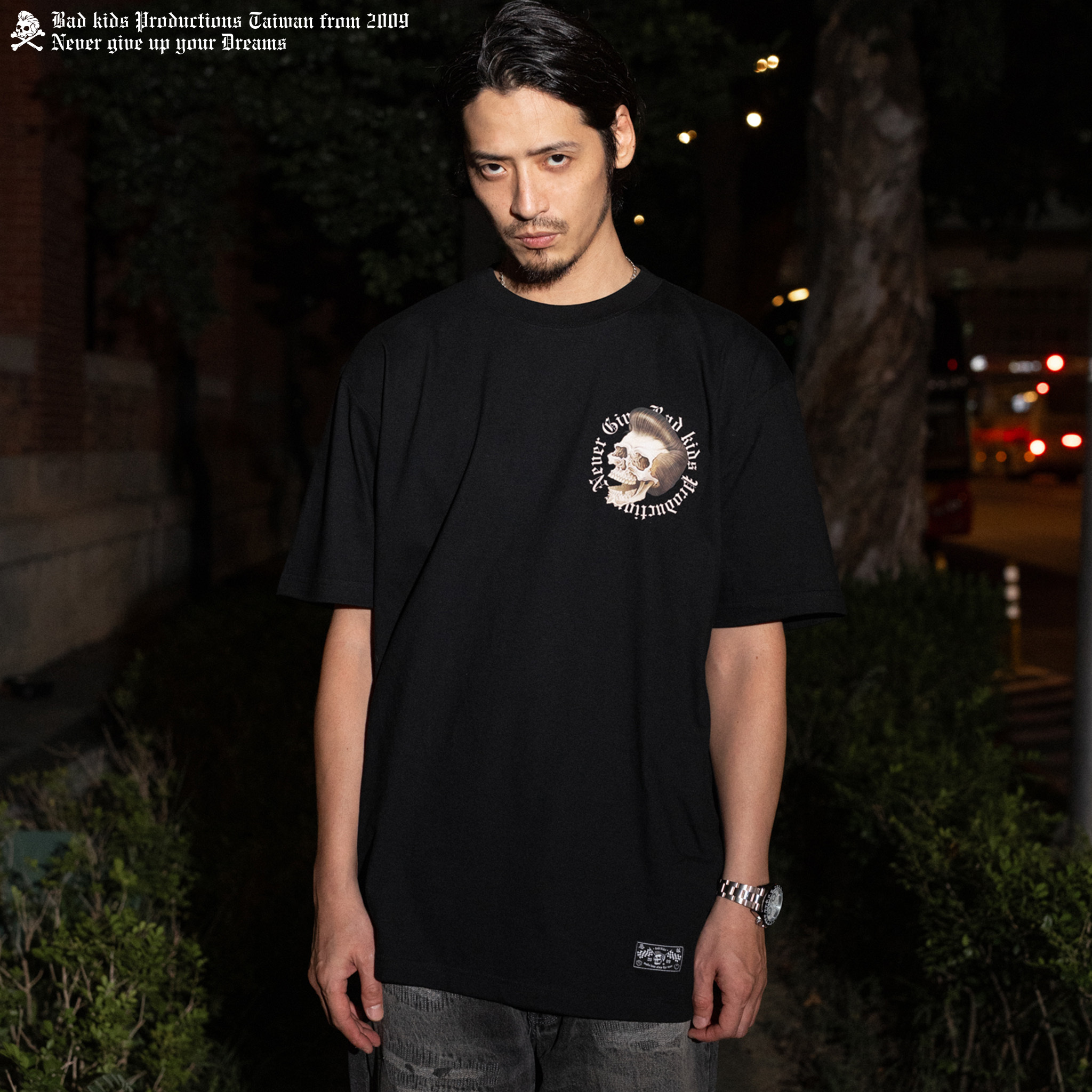 BAD KIDS 惡童 23S/S Ukiyo-e skull Tee