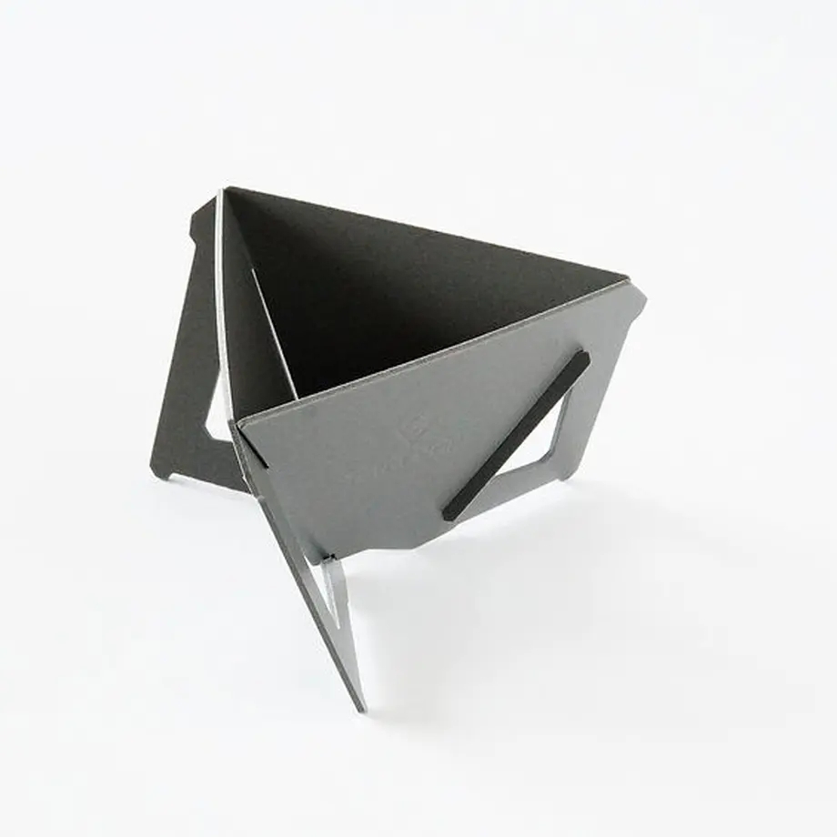 Munieq Tetra Drip 02P 簡約攜帶型濾泡咖啡架- 灰(大)