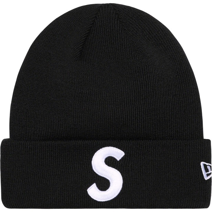 Supreme New Era S Logo Beanie Black 黑色毛帽FW23BN42-BK