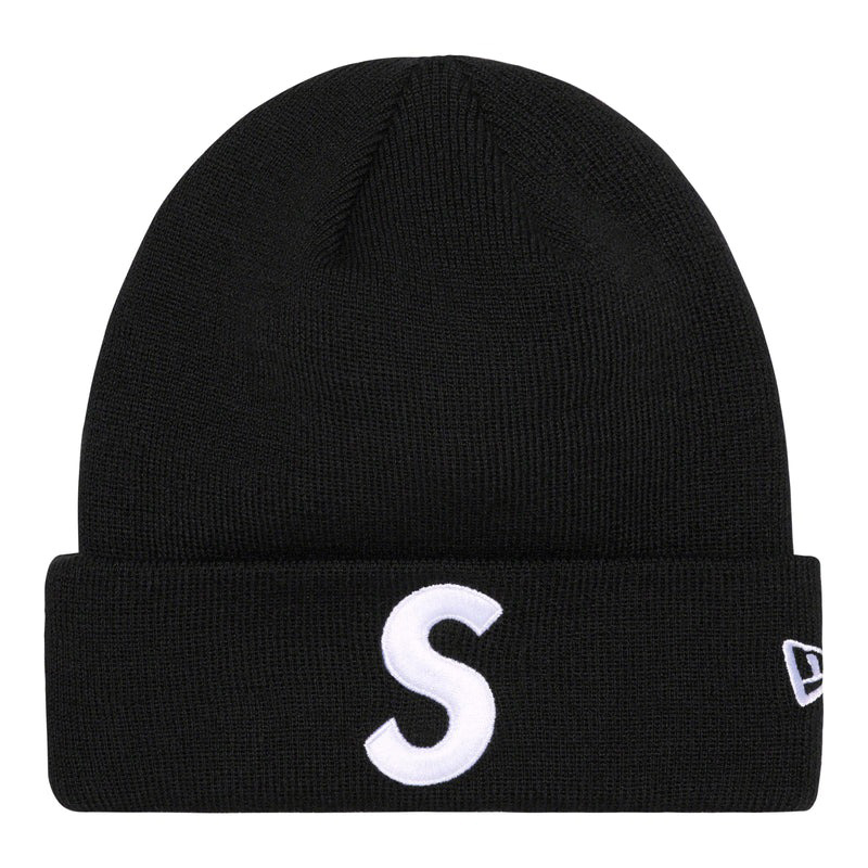 Supreme New Era S Logo Beanie Black 黑色毛帽FW23BN42-BK