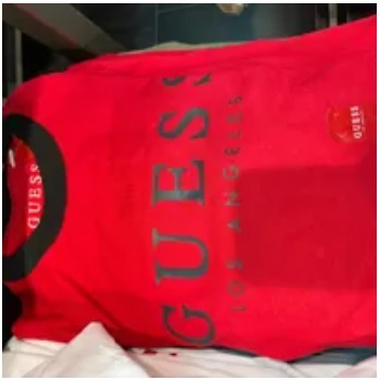 [S] GUESS KIRK LOGO CREW,VARSITY RED, XBOI12KAK98 (SGU451)