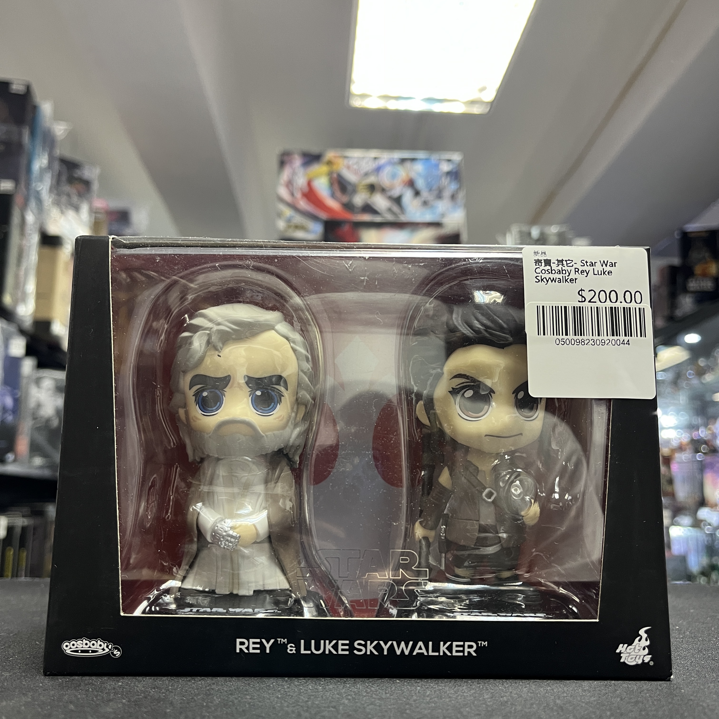 寄賣-其它- Star War Cosbaby Rey Luke Skywalker