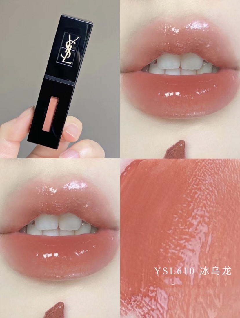 《現貨》YSL水光唇釉 610冰烏龍