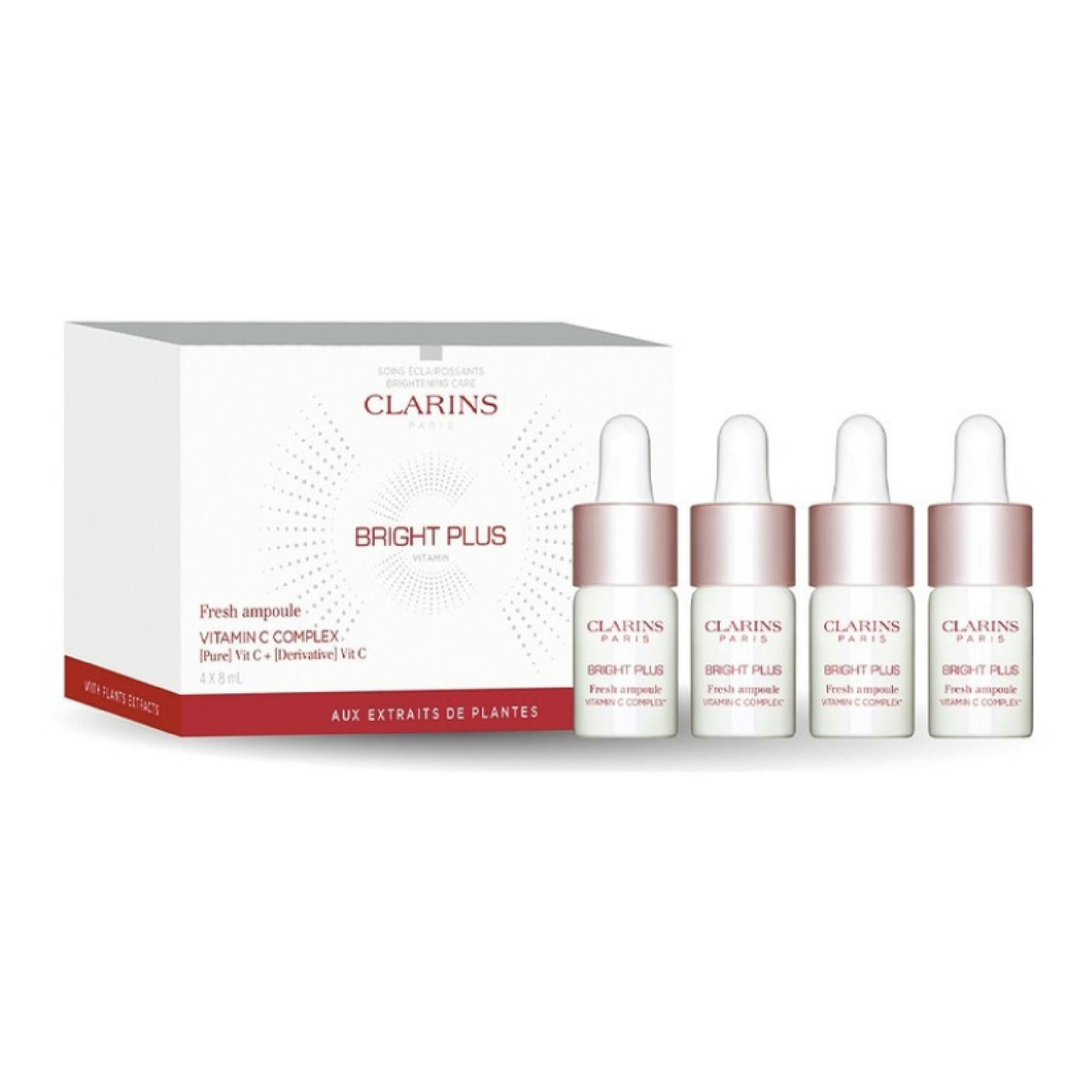 Clarins  透亮速效安瓶精華（28天組合) 8mlx4