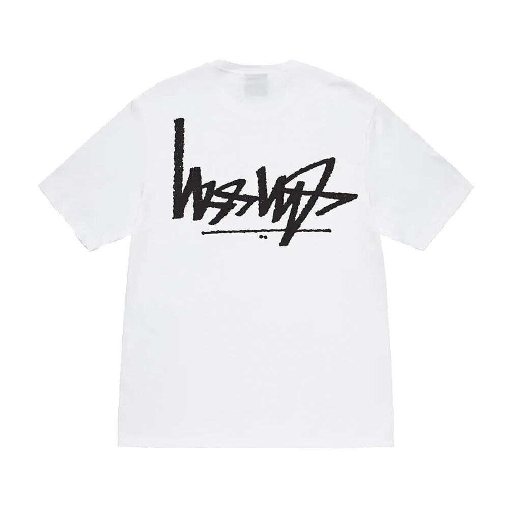 stusy OLD PHONE TEE PIGMENT DYED 白 L-