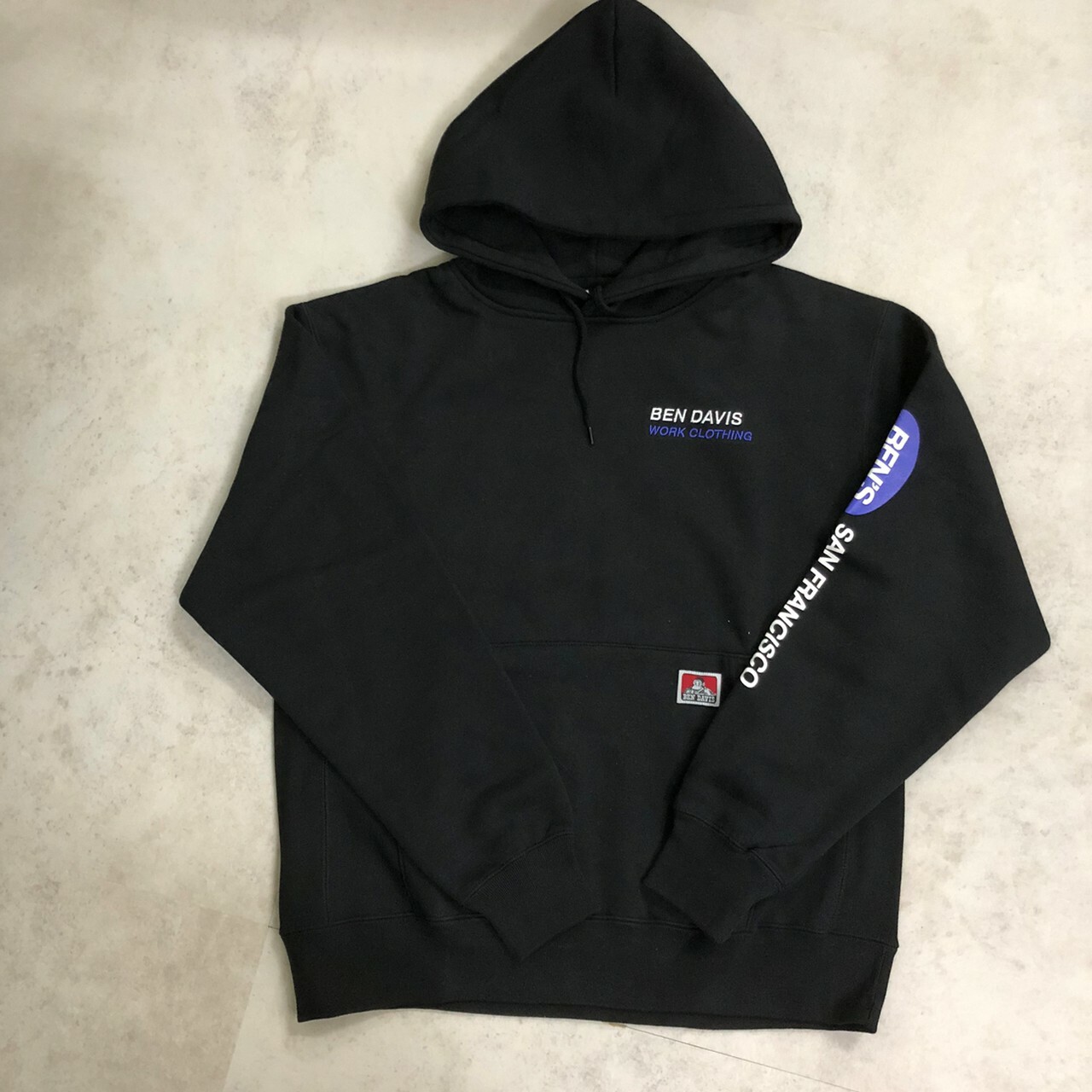 Ben Davis Work Clothing 工作服印刷連帽Tee C-0780062