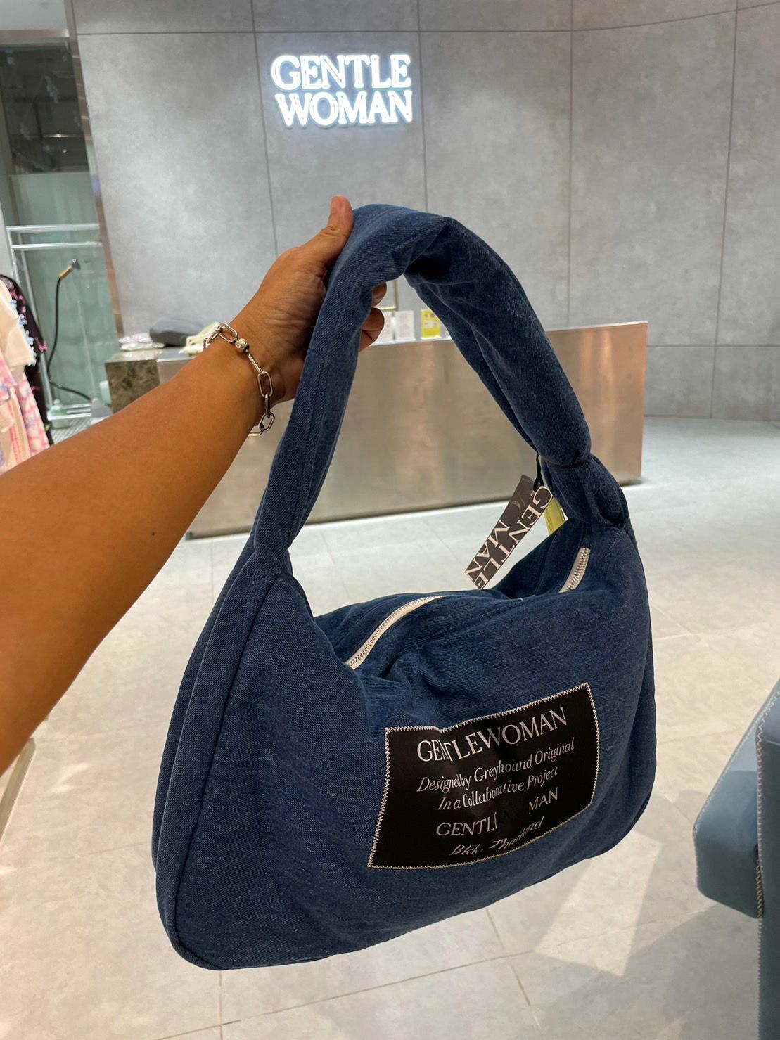 代購 Gentlewoman 新款 DENIM SHOULDER BAG