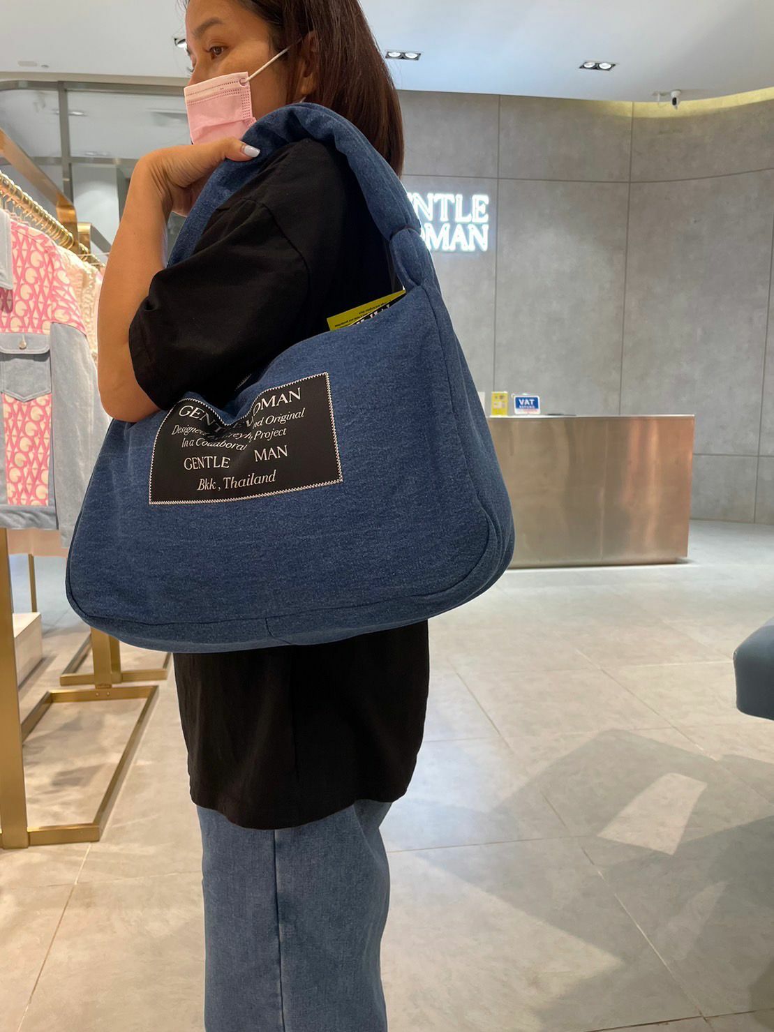 代購 Gentlewoman 新款 DENIM SHOULDER BAG