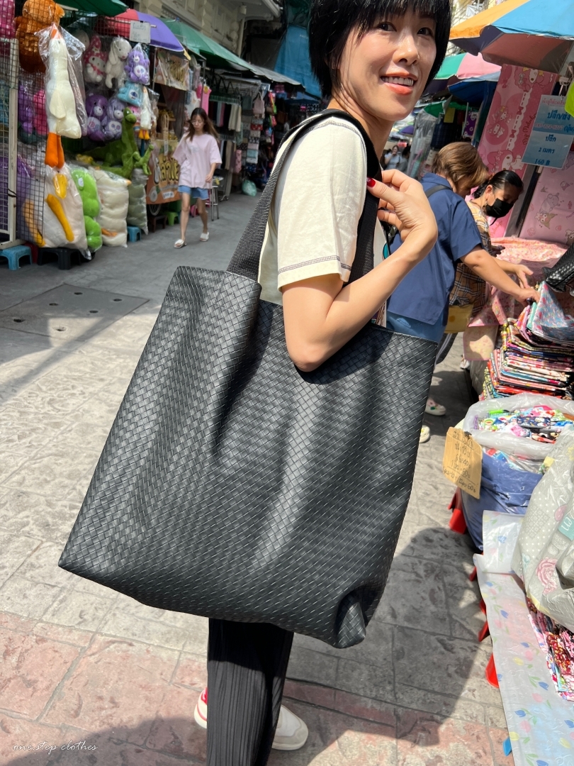 泰國超美的編織肩揹購物包