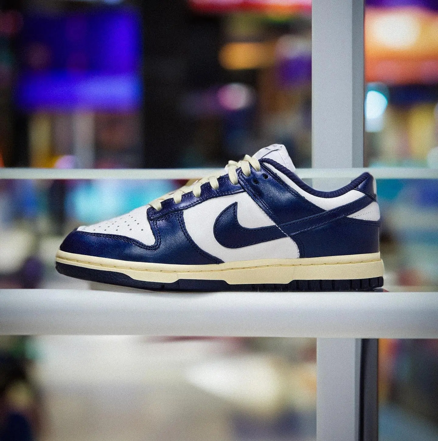 Nike Dunk Low 海軍藍 深藍 復古 作舊 奶油底 男女尺寸 休閒鞋 FN7197-100