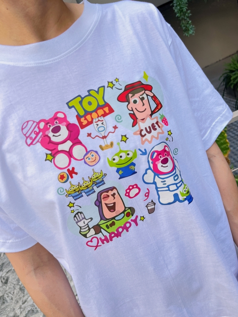 泰國SUPER俏皮的Q版玩具總動員T (白)