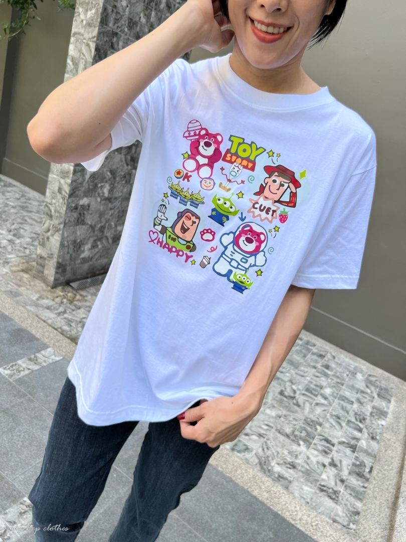 泰國SUPER俏皮的Q版玩具總動員T (白)