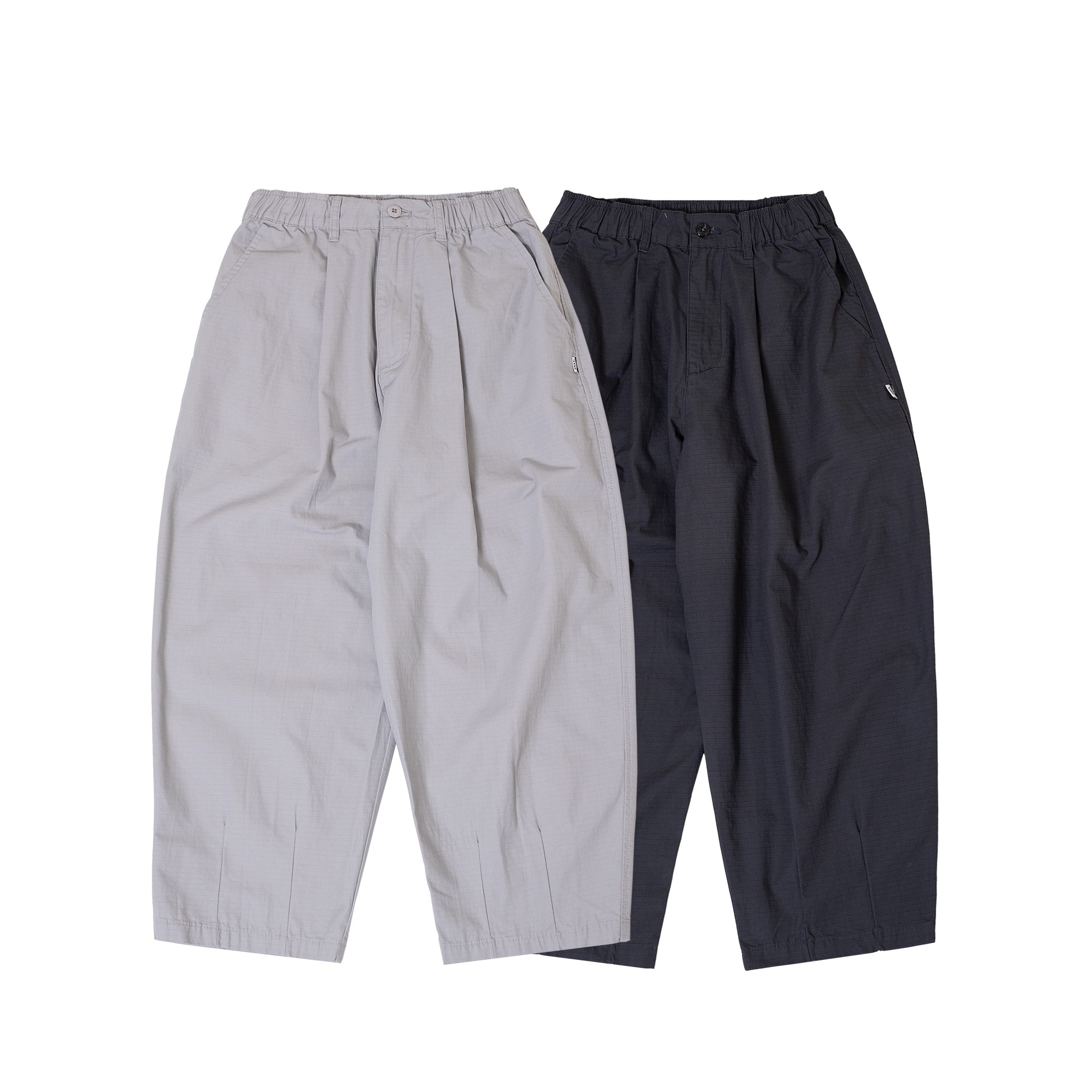 ANST 重洗抗撕裂繭型寬褲 灰白/灰藍 ST.5