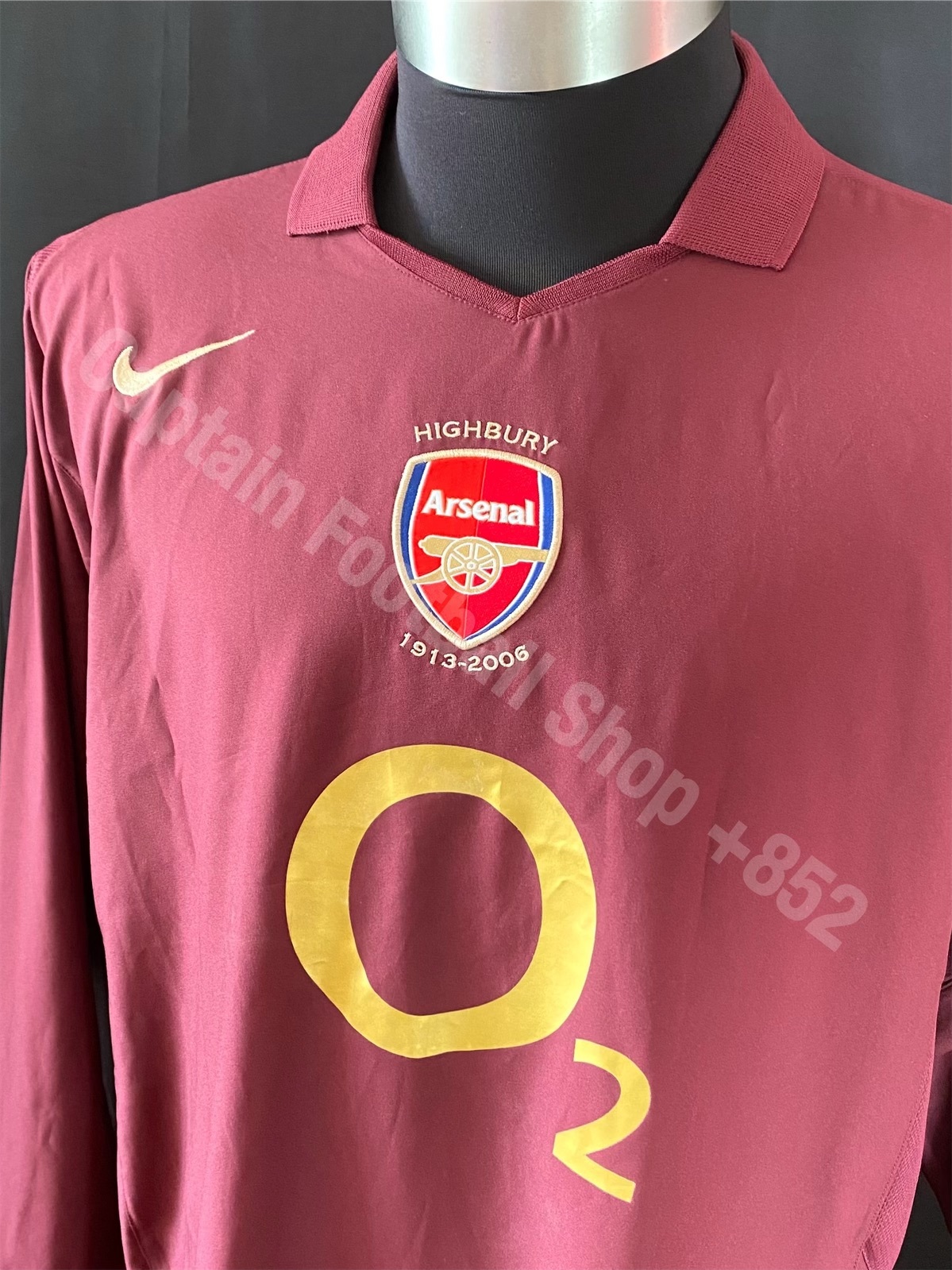 Arsenal 2005-2006 Nike Highbury Home L/S shirt #13 HLEB