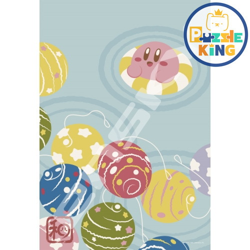 卡比和水氣球 (透明樹脂)