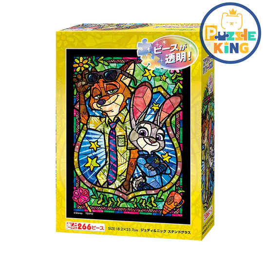 優獸大都會-裘蒂和尼克彩色 (透明樹脂)