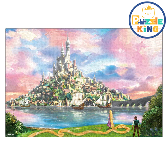 長髮公主-致嚮往的王國 (畫布紋理)