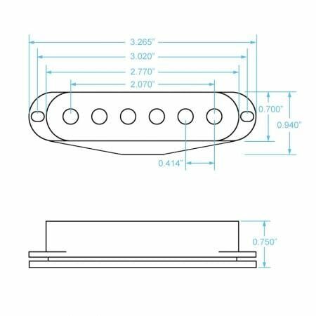 Lollar Strat Vintage Tweed Staggered 前/中/後段 電吉他 拾音器