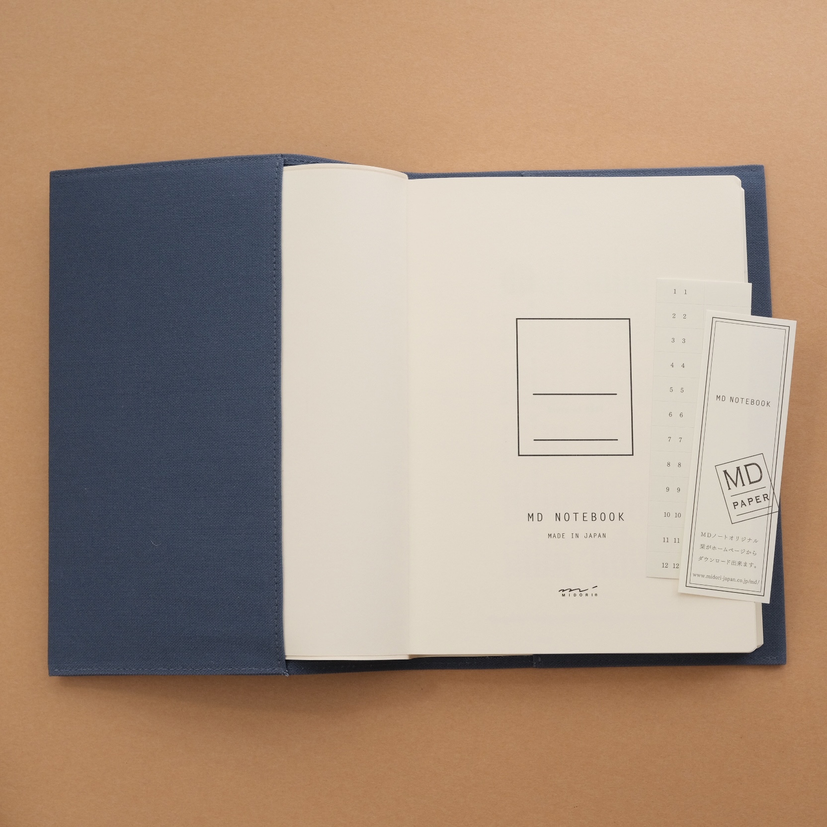 MD 一期一會 / Hibino 一日兩頁 帆布書衣 筆記本書衣 ｜M.Seed 臺灣