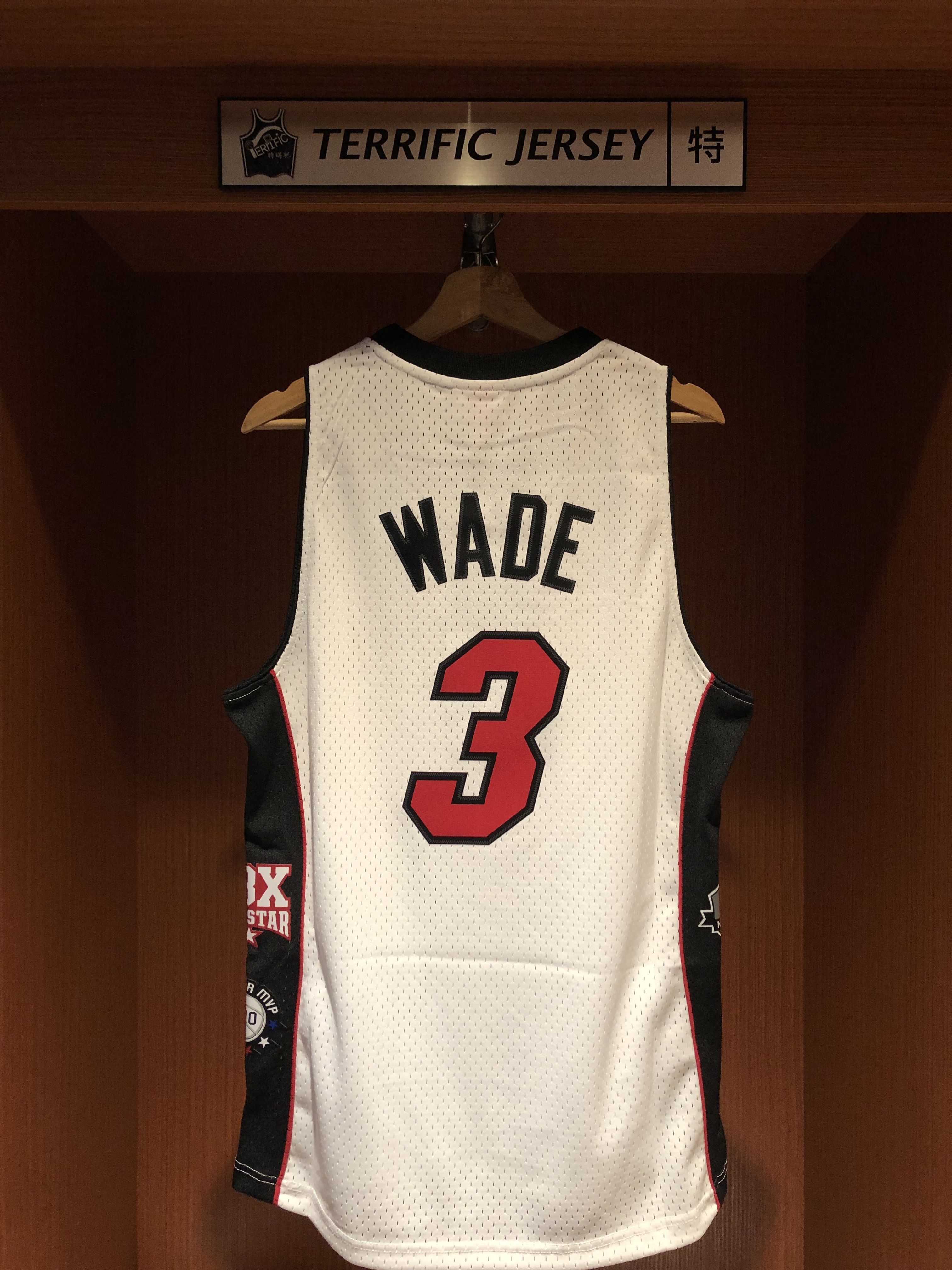 NBA球衣 Dwyane Wade 邁阿密熱火 名人堂 03-19白 M&N Swingman G2 球迷版 熱轉印 全新