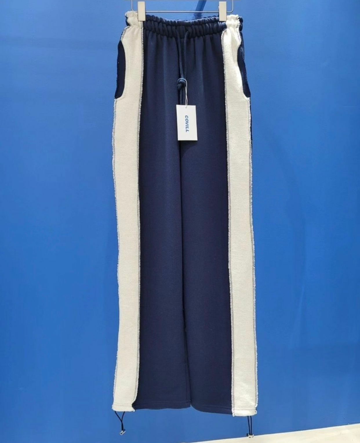 棉質拼色運動褲 Covill-035P