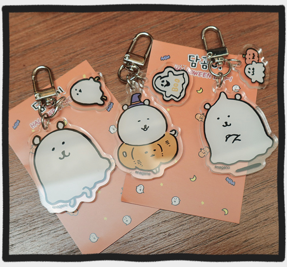 預訂｜韓國限定 白熊 萬聖節鎖匙扣