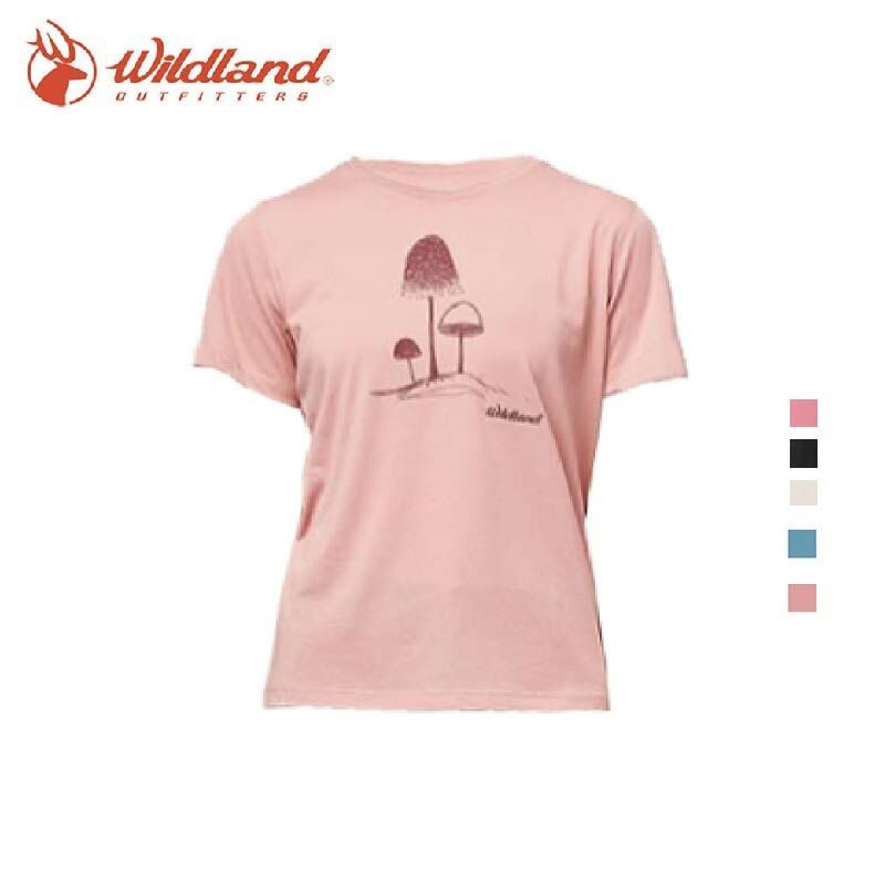 Wildland 荒野 圓領印花抗UV排汗上衣 女款 (5色)印花/吸濕排汗/ 10WA91611