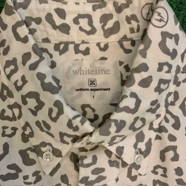 SOPH Uniform Experiment LEOPARD B.D SHIRT - WHITE SIZE 1 IN STOCK NOW (現貨發售中)