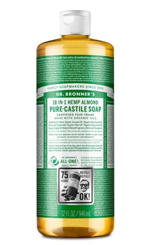 布朗博士有機杏仁沐浴液32oz